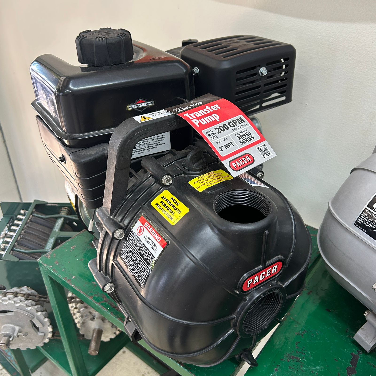Motobomba Pacer Poliéster SE2UL E950 con Motor Briggs & Stratton XR950