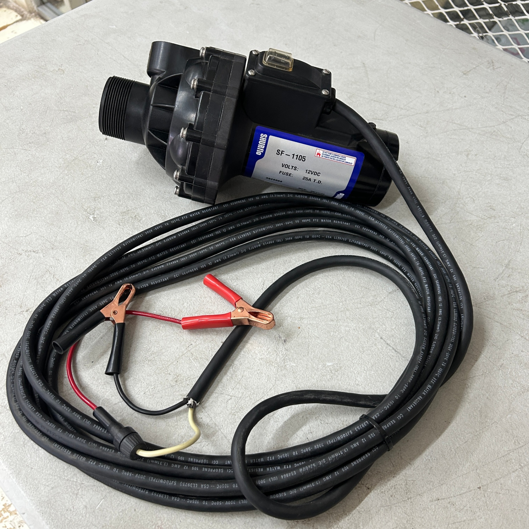 HYPRO SF-1105 Bomba SHURflo 12V Viton Mini Bulk