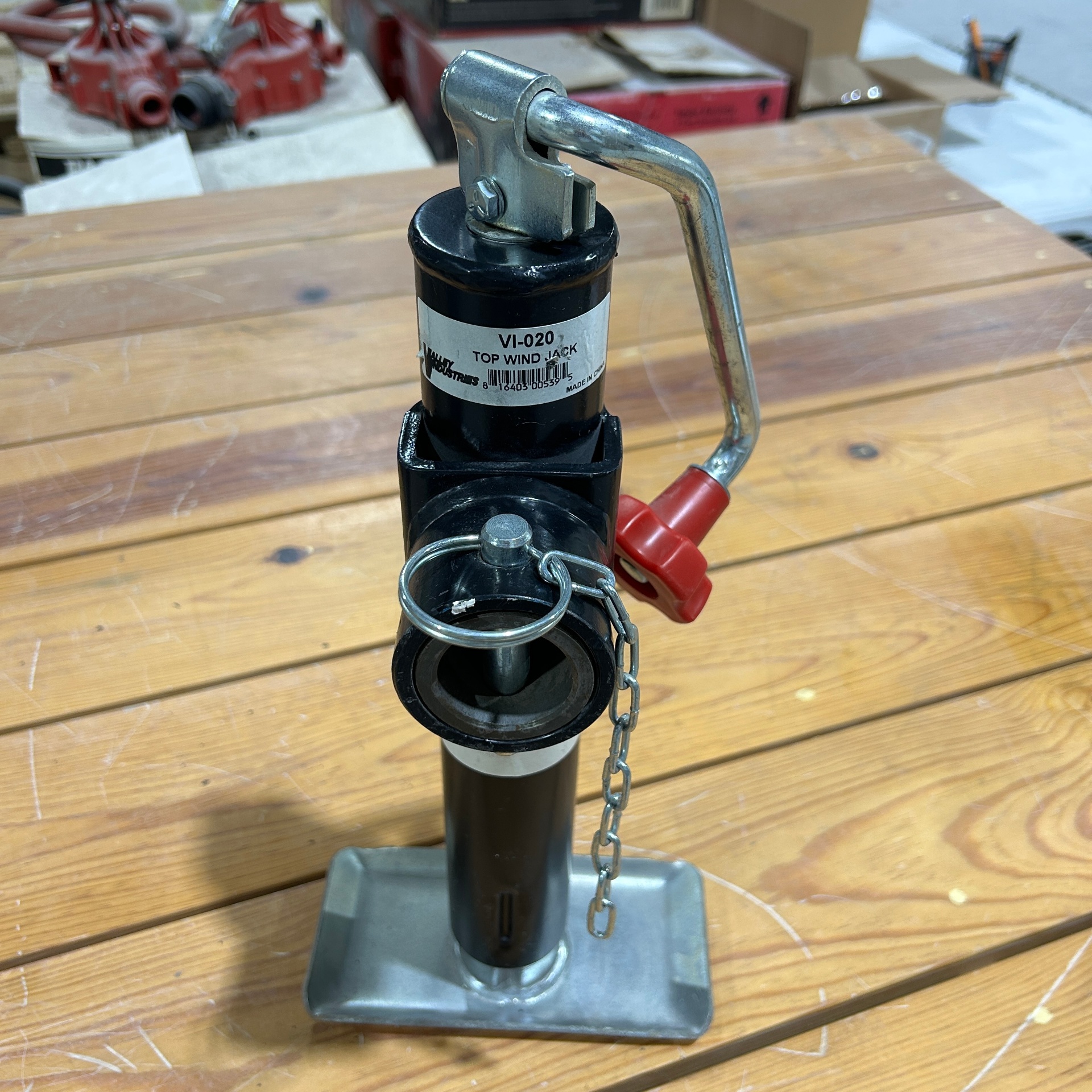 Valley Industries VI-020 Patín para Remolque Top Wind Jack