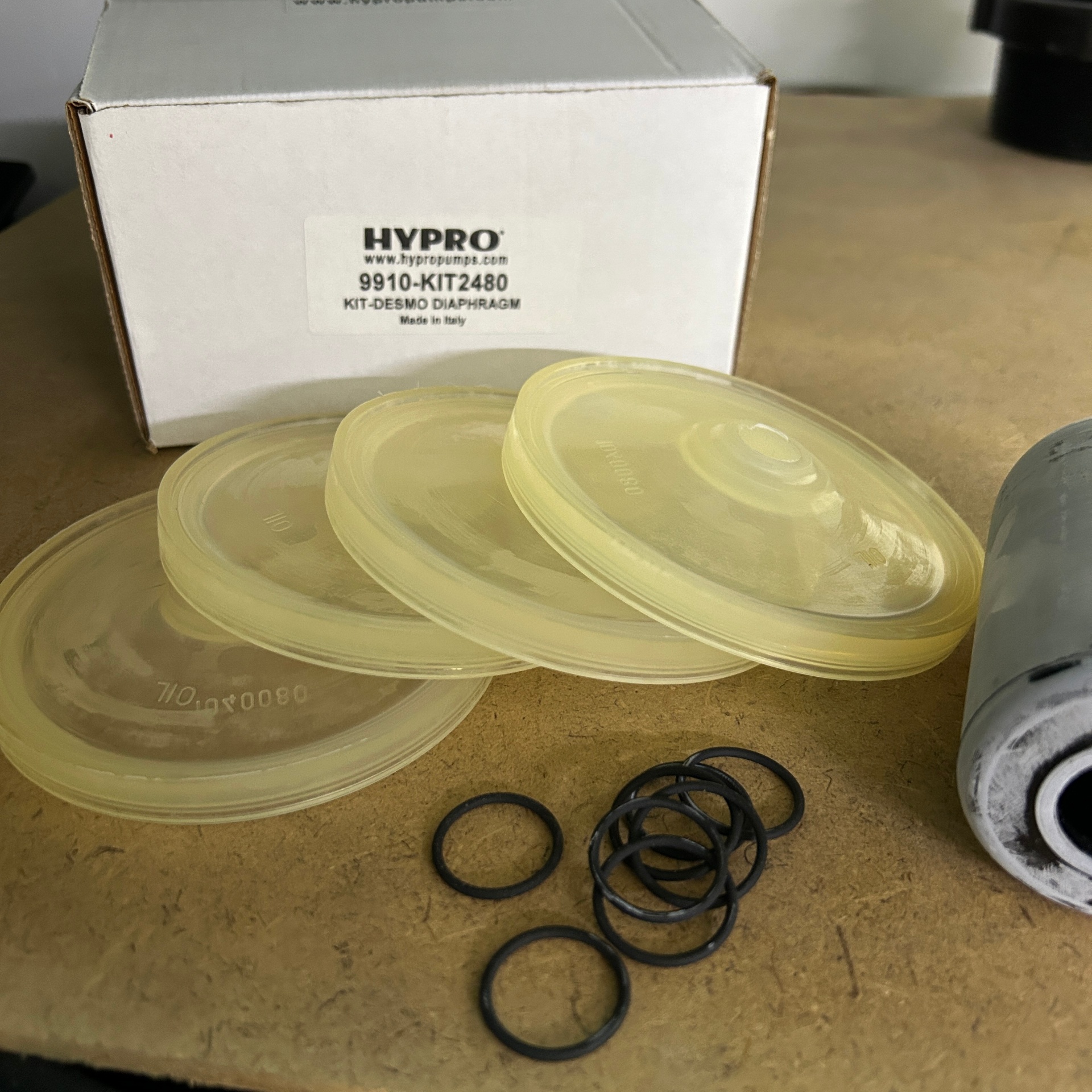 HYPRO 9910-KIT2480 Kit Diafragmas Desmopan Bomba 9910-D1064